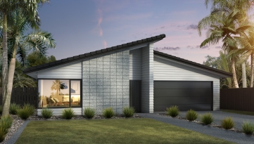 Lot 648 Siren Street 3D render black joinery